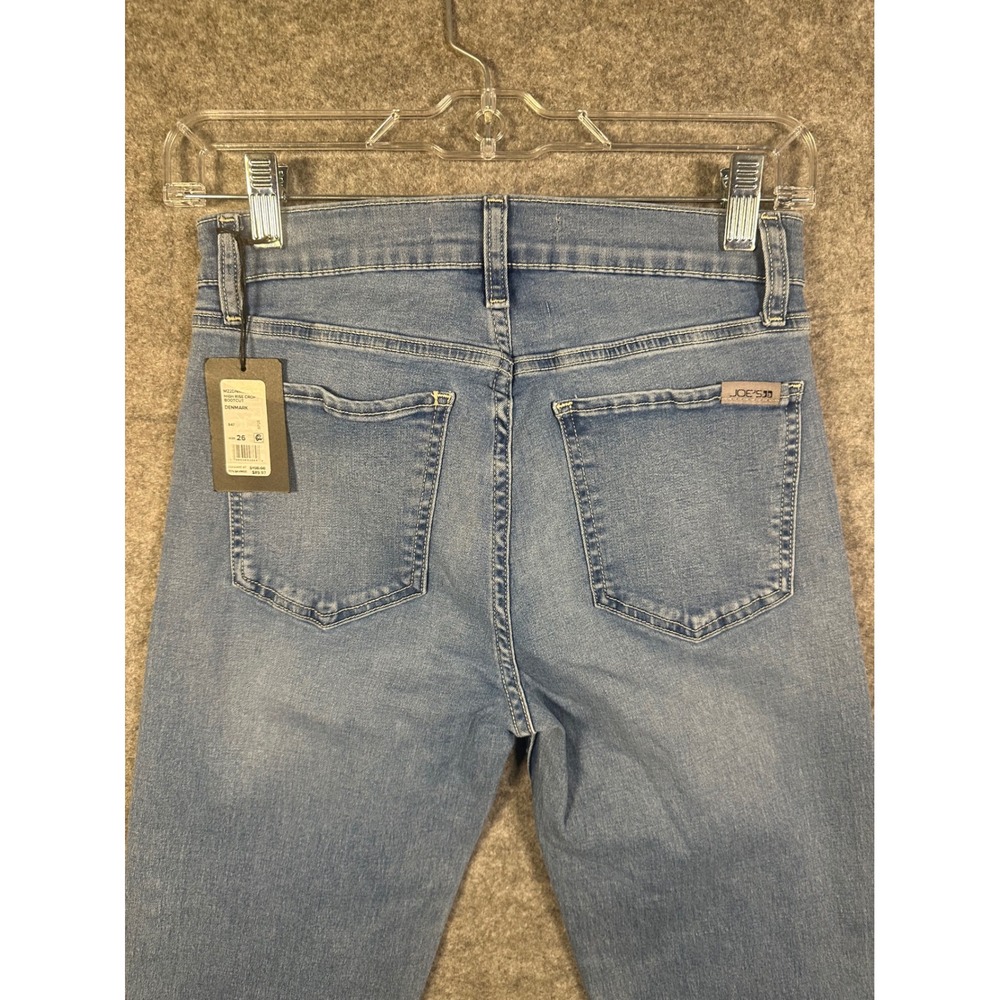 Joes Jeans Denmark High‎ Rise Crop Bootcut Blue Denim MZ2DNM5216 Womens Size 26 - Picture 10 of 11